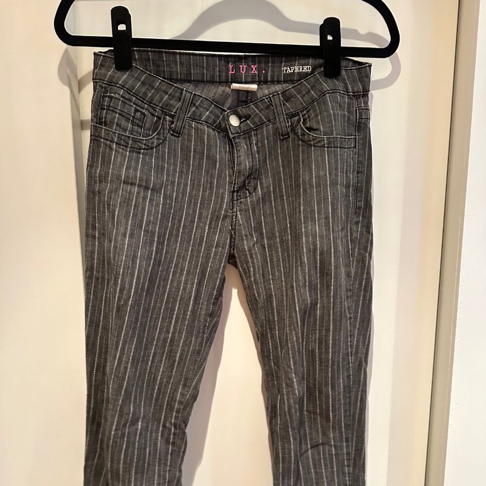 LUX Stretch Skinny Jeans with Ankle Zippers